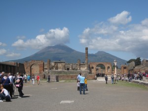 Vesuvius from Pompeii. Copyright Gretta Schifano