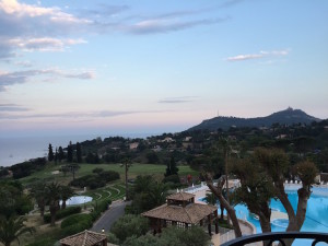 View from Cap Esterel Resort. Image courtesy of Lynsey Devon