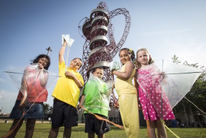 ArcelorMittal Orbit summer kids' activities. Image courtesy of ArcelorMittal Orbit