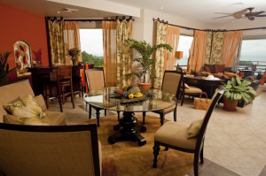 Vista Master Suite living room, Parador Resort & Spa. Image courtesy of Parador Resort & Spa