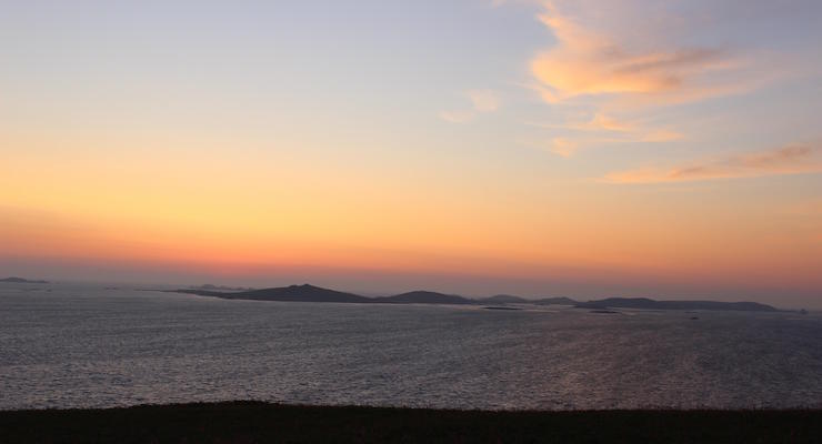 Sunset, St. Mary's, Isles of Scilly. Copyright Gretta Schifano