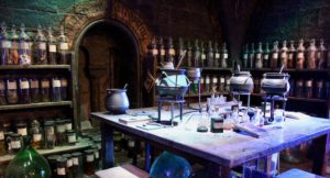 Potions classroom, Warner Bros Studio Tour. Copyright Gretta Schifano