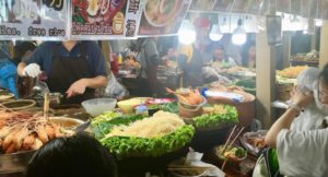 Night market, Bangkok, Thailand. Copyright Gretta Schifano