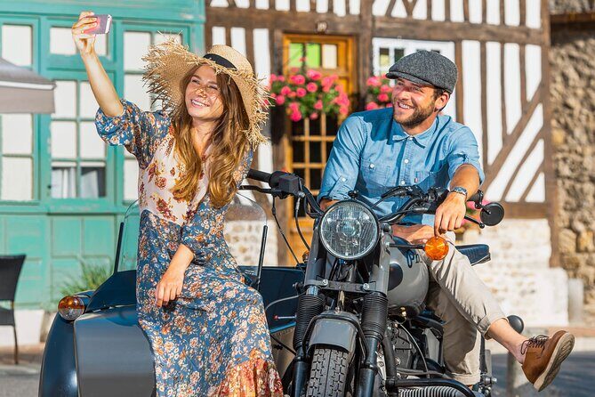 2.5-hour Vintage Sidecar Tour of Honfleur & Heights with Tasting - The Panoramic Vista from Mont-Joli