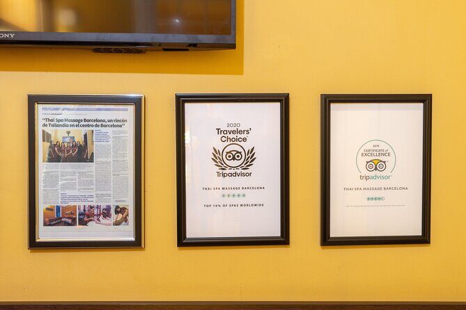 60 min Thai & Bali Massage at THAI SPA MASSAGE BARCELONA - What the Reviews Say