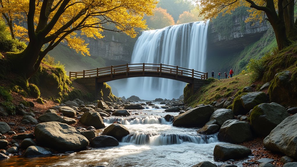 accessible waterfall family adventure