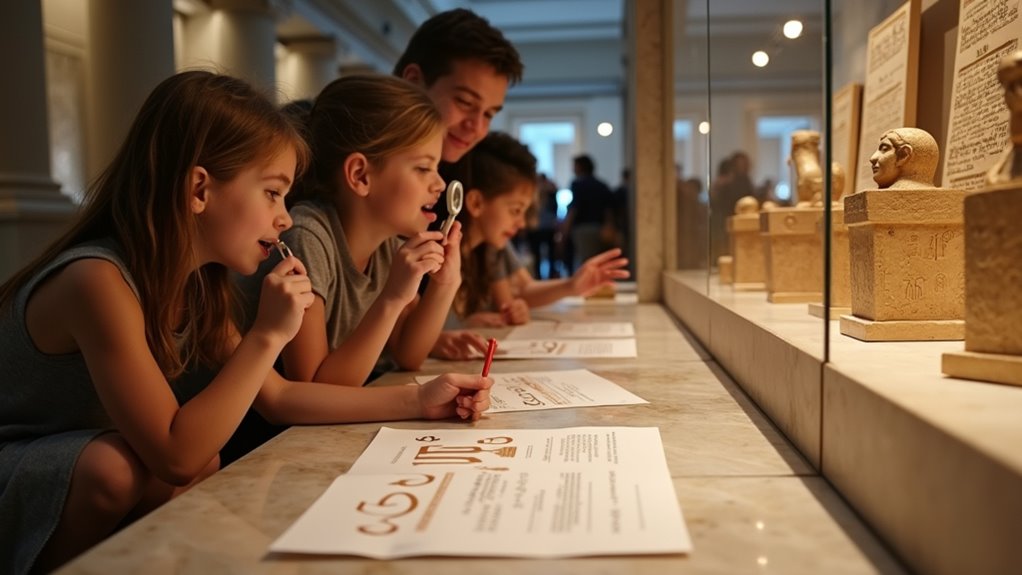 age appropriate museum treasure hunts