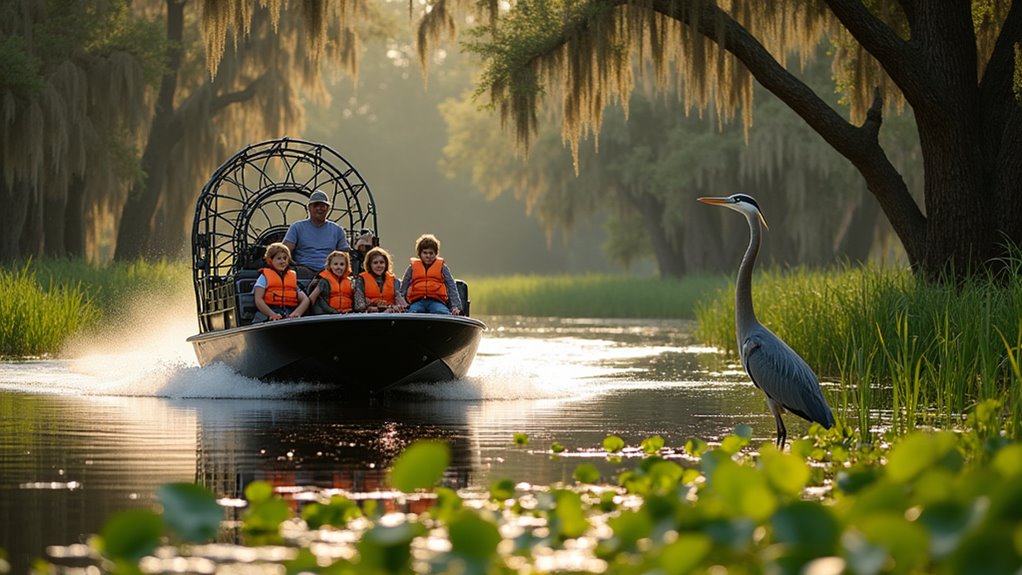 airboat rides through everglades