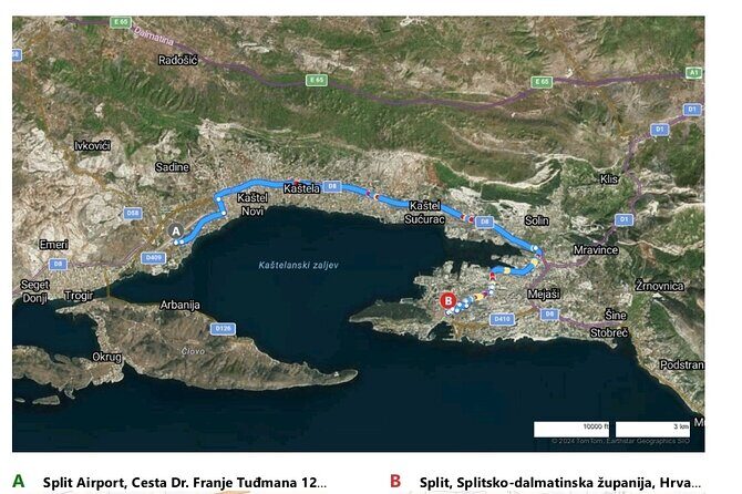 Airport Split: Private Transfer to Split - The Experience in Action