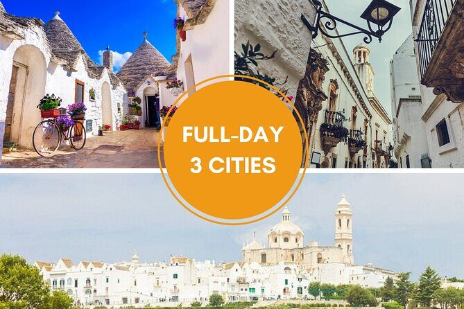 Alberobello, Martina Franca and Locorotondo Guided Tour from Bari - The Practical Side of the Tour