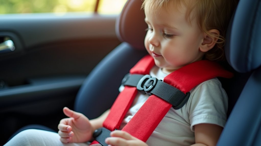 align chest clip at armpit