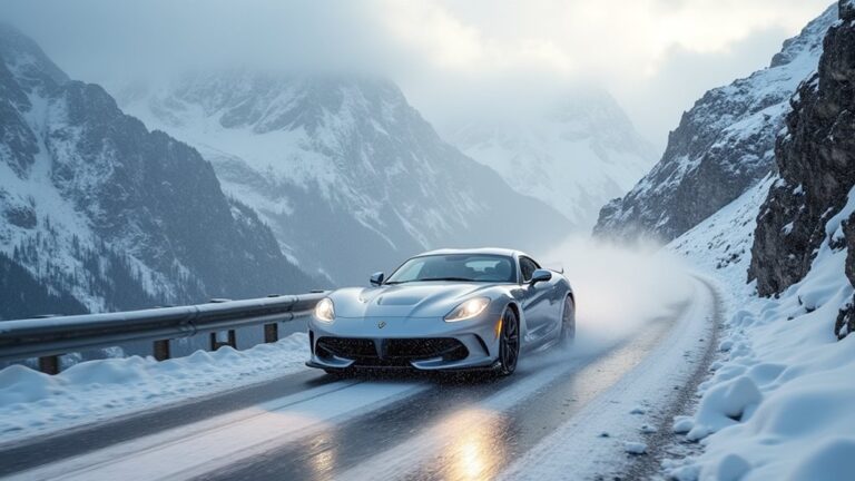 alpine winter driving adventures