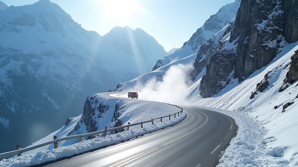 alpine winter road closure