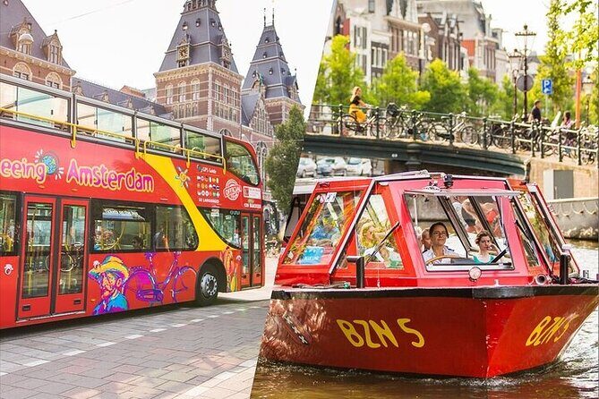 Amsterdam: 24h or 48h Hop-On Hop-Off Tickets Bus and Boat Option - Navigating the Itinerary and Stops