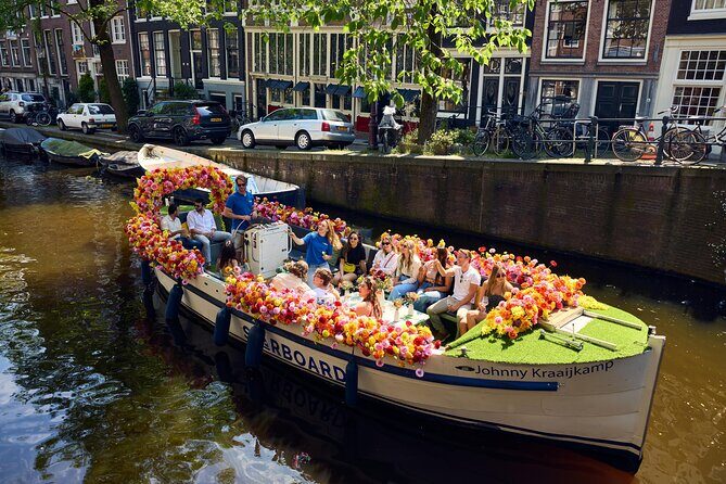 Amsterdam Flower Boat Canal Cruise with Local Guide - Authentic Traveler Experiences