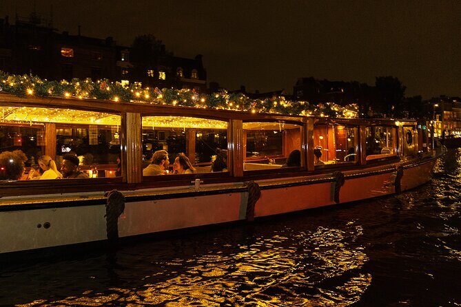 Amsterdam Light Festival: Canal Cruise Covered Saloon Boat - The Experience in Detail
