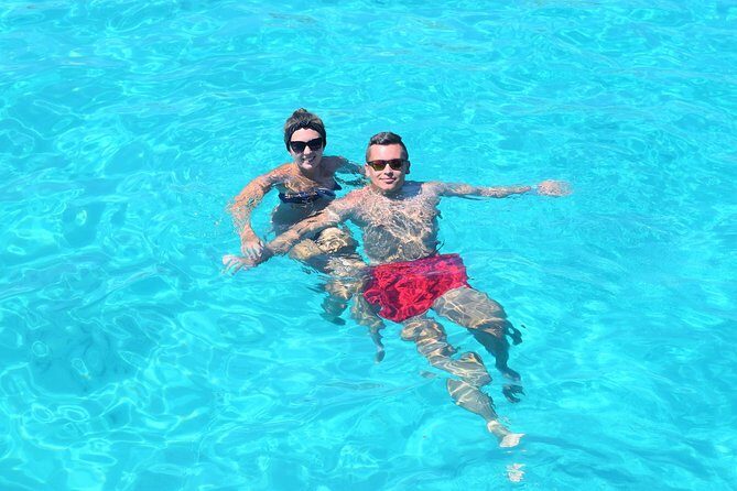 An afternoon sunset cruise to the Blue Lagoon - The Stops: Blue Lagoon and Crystal Lagoon