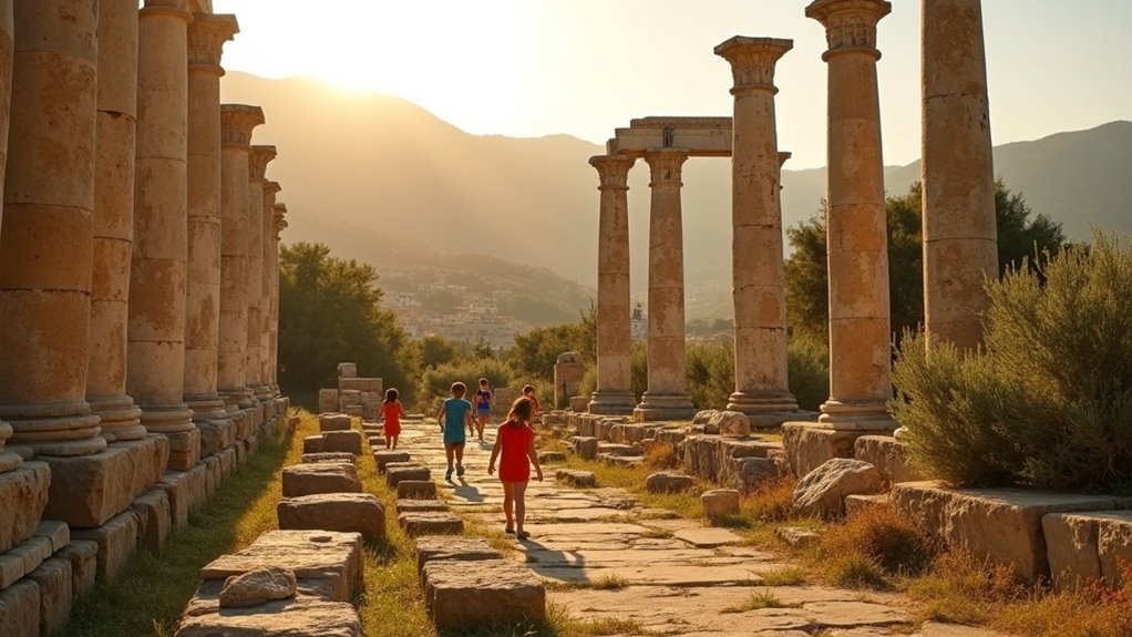 ancient greek temples ruins