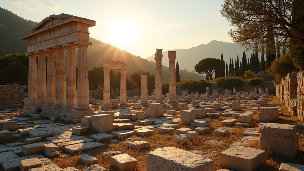 ancient olympia olympic temples