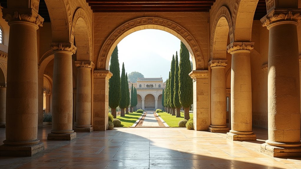 ancient roman seafront villa