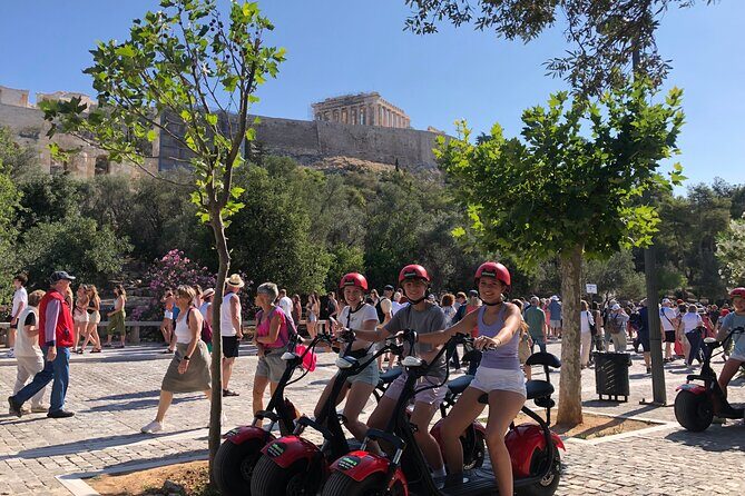 Athens Acropolis Official E-Scooter Guided Tour Fat E-Bike - What to Expect at Each Stop