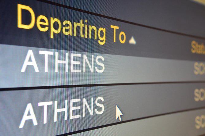 Athens City Center to airport departure transfer - Key Points