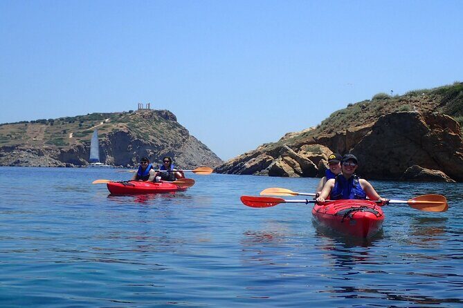 Athens Sea Kayak Tour to the Temple of Poseidon with entrance fee and lunch - Detailed Breakdown of the Itinerary