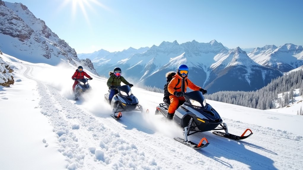 backcountry snowmobile adventure safety