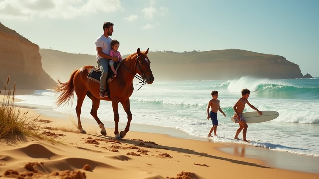 beach adventures with horseback riding