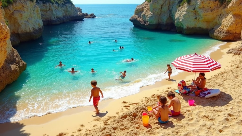 beach water sand activities