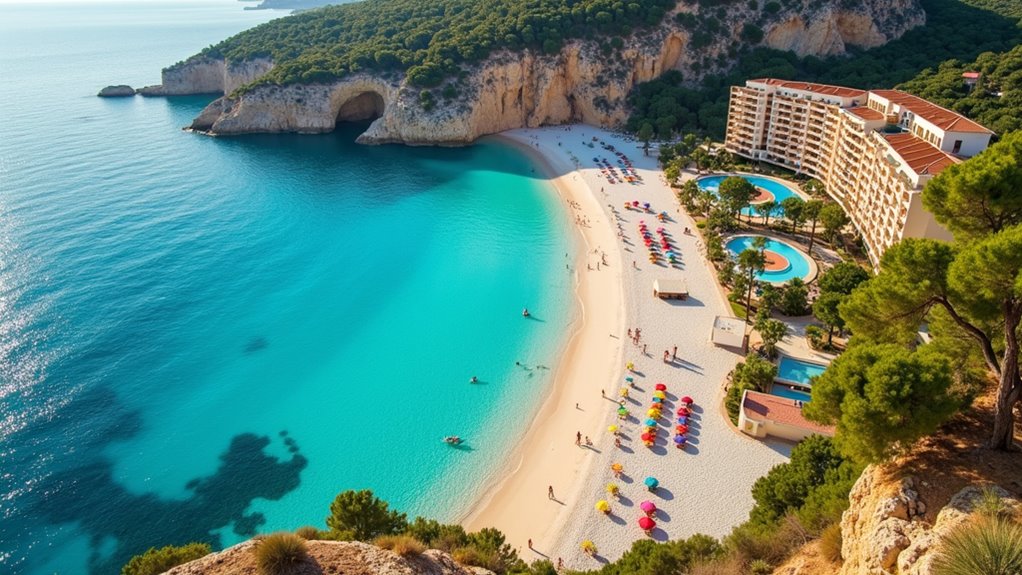 beachfront family resort amenities