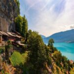 Beatus Caves, Panoramic Bridge, Nature Park Blue Lake and Lake Thun Cruise - Crossing the Panoramic Suspension Bridge