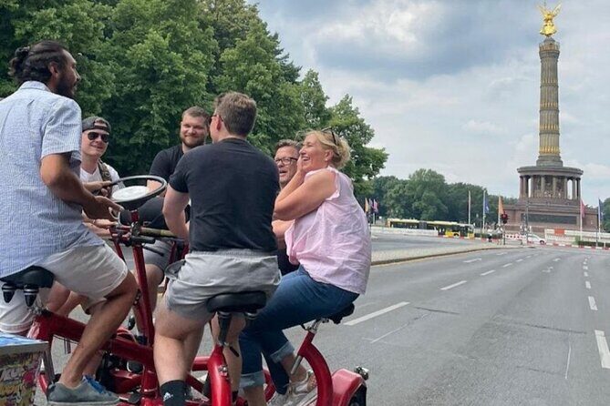 Beer Bike & Party Bike Highlights Berlin City Tour including pick-up - The Itinerary in Detail