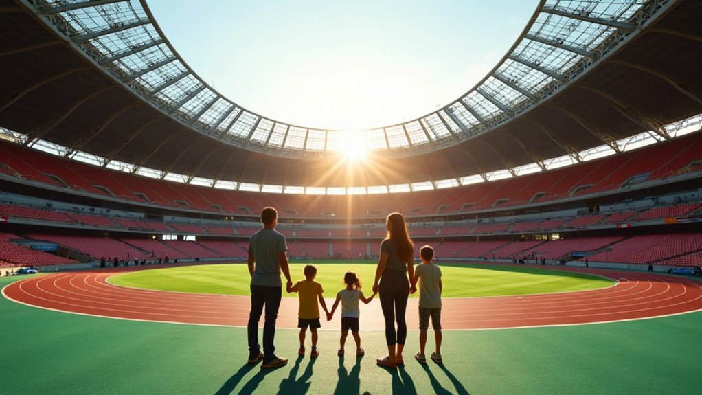 behind olympic stadium transformation