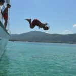 Blue Lagoon-Vourvourou Lunch Cruise from Ouranoupolis - First Stop: Vourvourou Bay