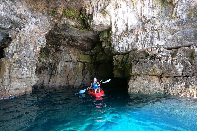 BOAT & KAYAK! Sea Adventure - Snorkeling & Cliff Jumps - Snorkeling & Cave Exploration