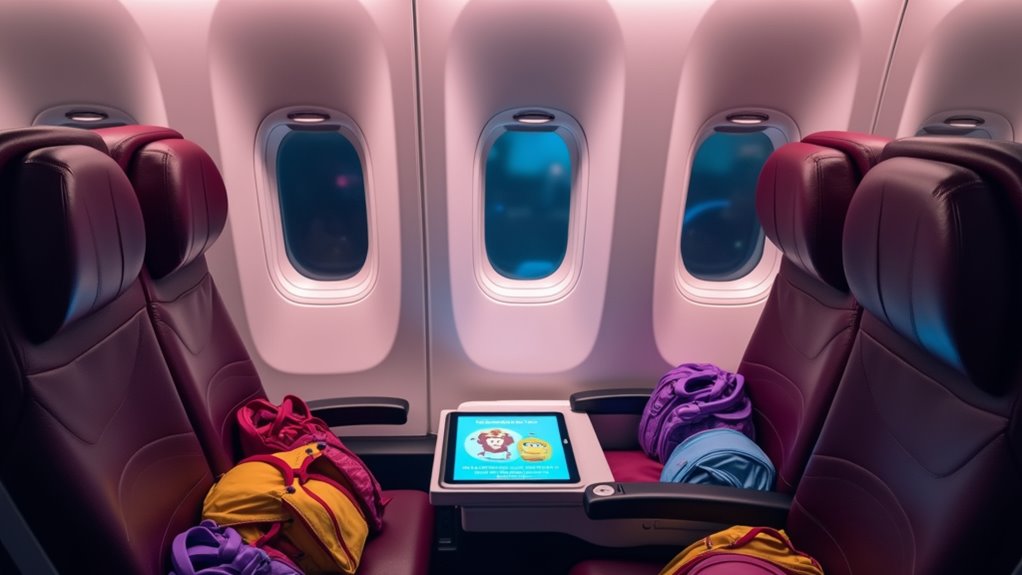 book early seat family together