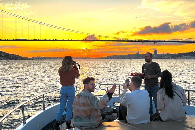 Bosphorus Sunset or Daytime Yacht Cruise with Snacks & Live Guide - FAQ