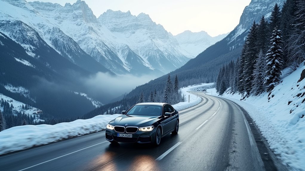 bregenz arlberg winter drive