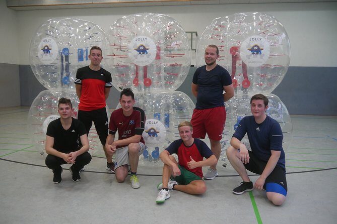 Bubble soccer in the center of Hamburg with beer / champagne - The Logistics: What You Need to Know