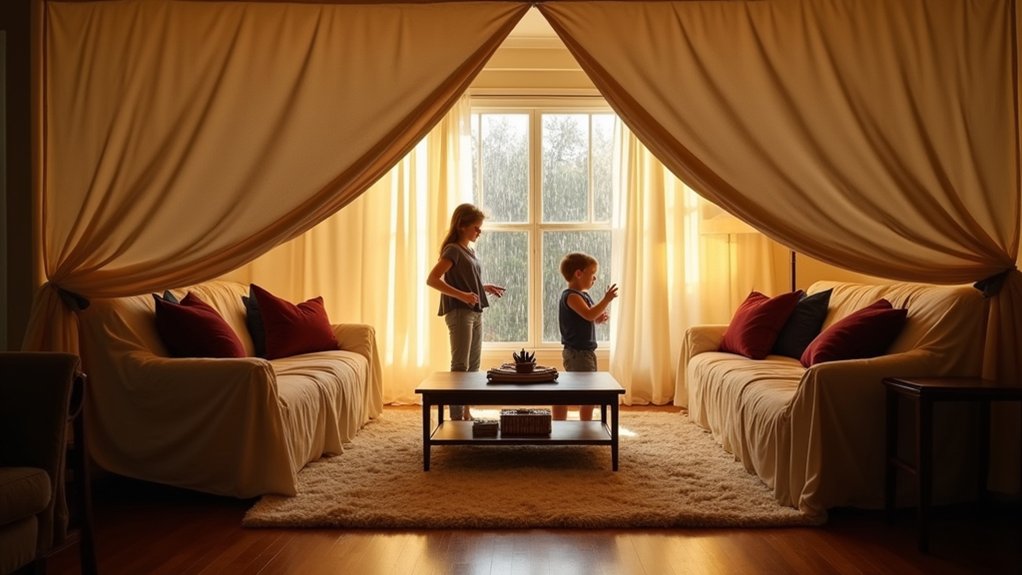 build cozy blanket fort