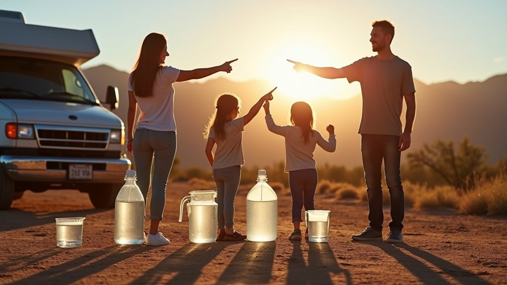 calculate family water usage