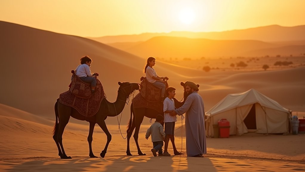 camel treks and desert camping