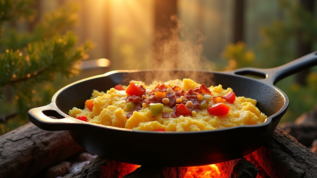 campfire skillet breakfast