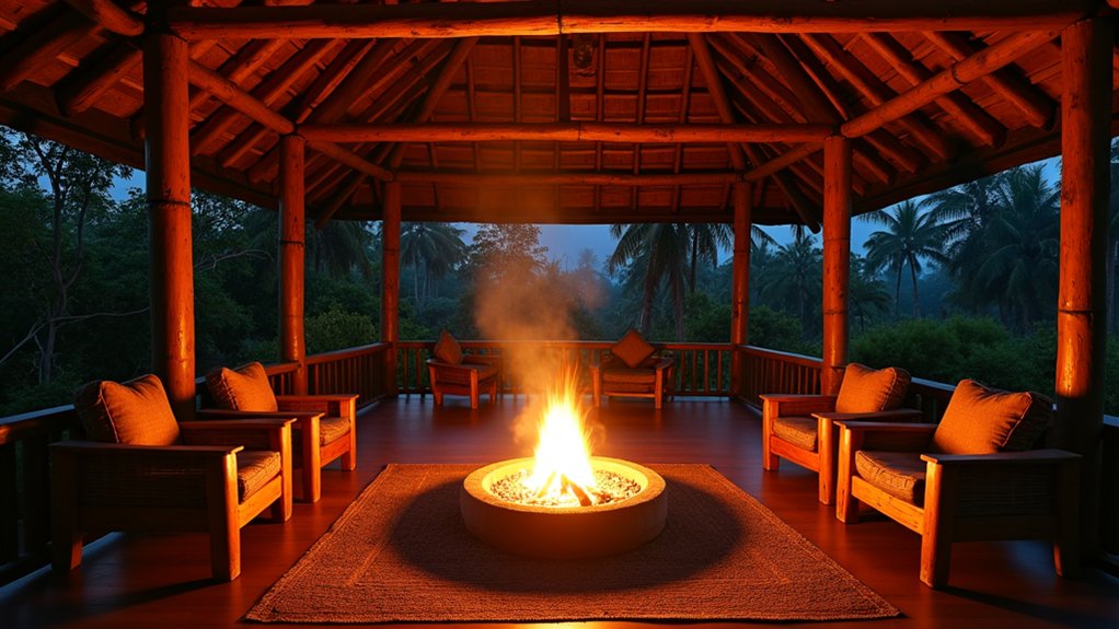 campfire stories and cocktails