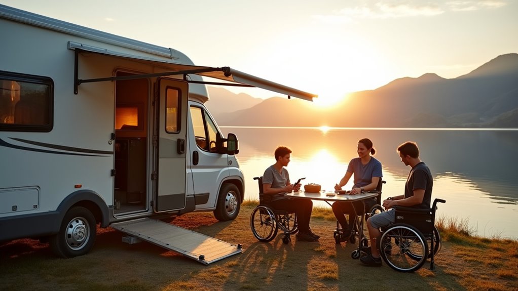 camping with accessibility and safety