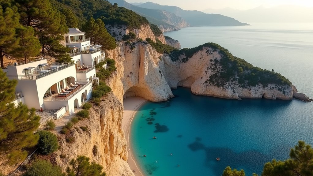 canyon overlooking bay views