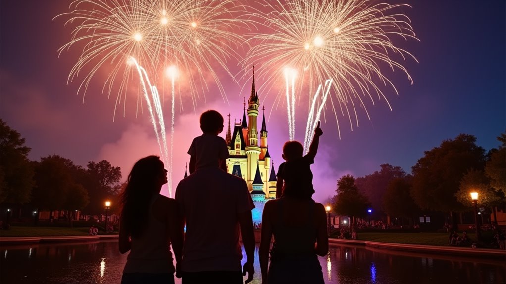 castle light show enchantment