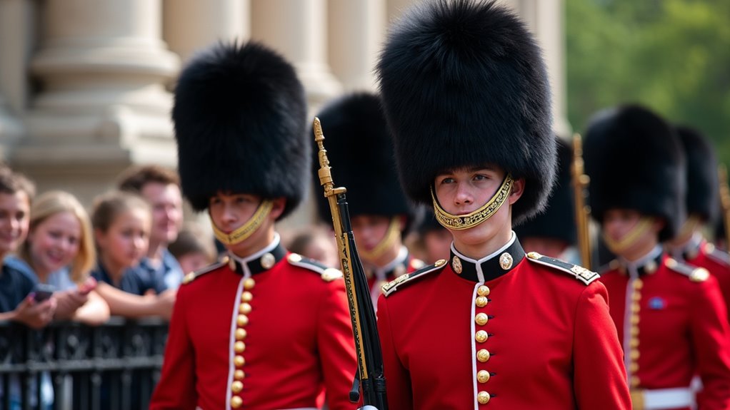 changing guard buckingham palace