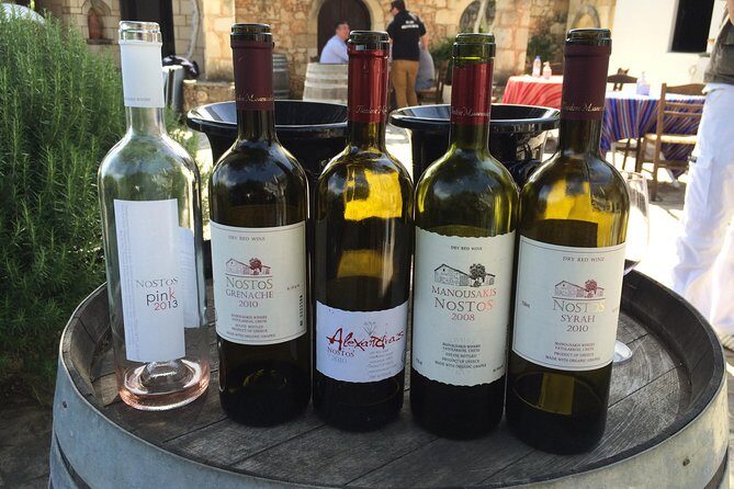 Chania Shore Excursion Off Road Vineyard and Winery Tour Half Day - What’s Included and What’s Not